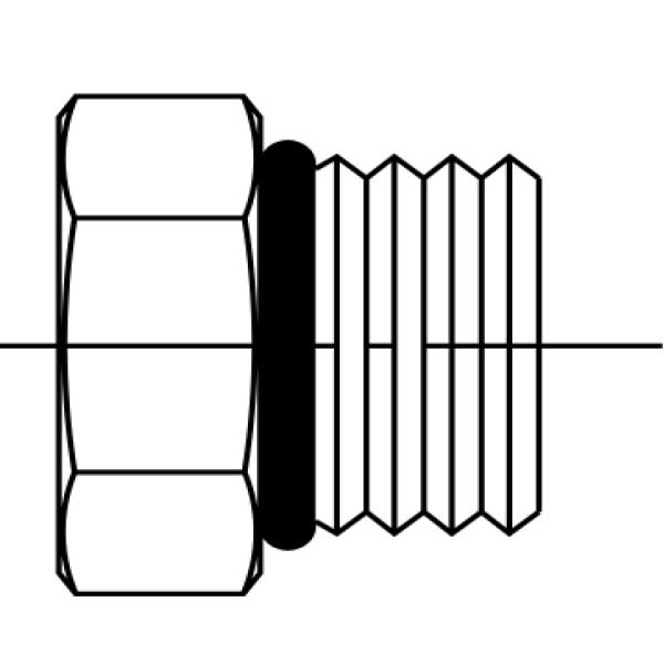 Parker/Commercial Intertech 74006 Hydraulic Steel Plug