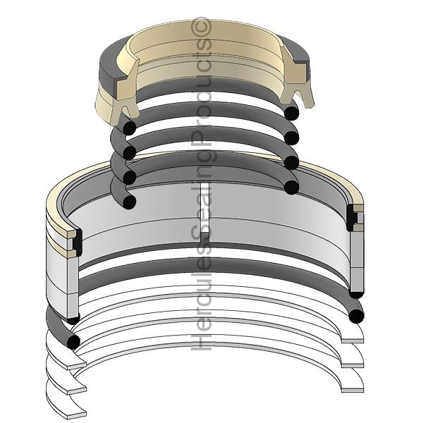 Hyundai 91E1-2707 Seal Kit