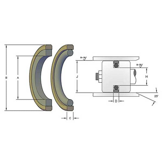 Kobelco 2438U1104S18 Seal Kit